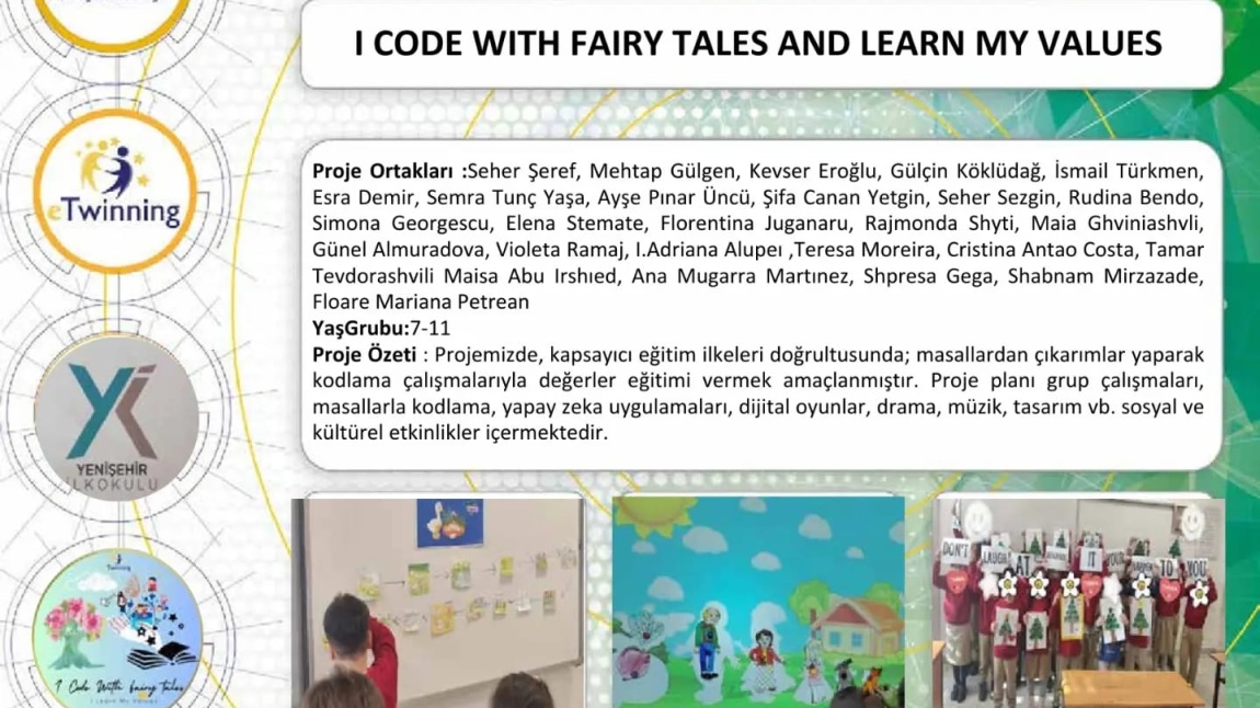 I CODE WITH FAIRY TALES AND LEARN MY VALUES